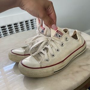 White Low Top Converse